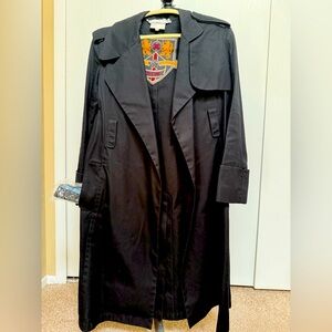 Women's Black Trench Coat